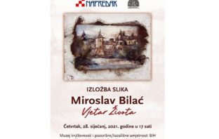 Napredak u Sarajevu organizira izložbu Miroslava Bilaća