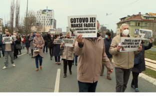 Prosvjed u Sarajevu zbog spore nabavke cjepiva