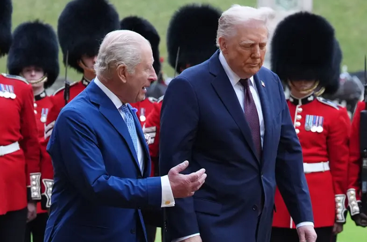 Trump u posjetu Ujedinjenom Kraljevstvu -Kralj Charles ga primio uz najveće počasti