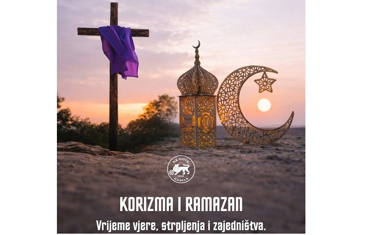 Poruka NK GOŠK odjeknula u javnosti: “Različite tradicije, ista vrijednost. Neka korizma i ramazan donesu mir svakom domu”