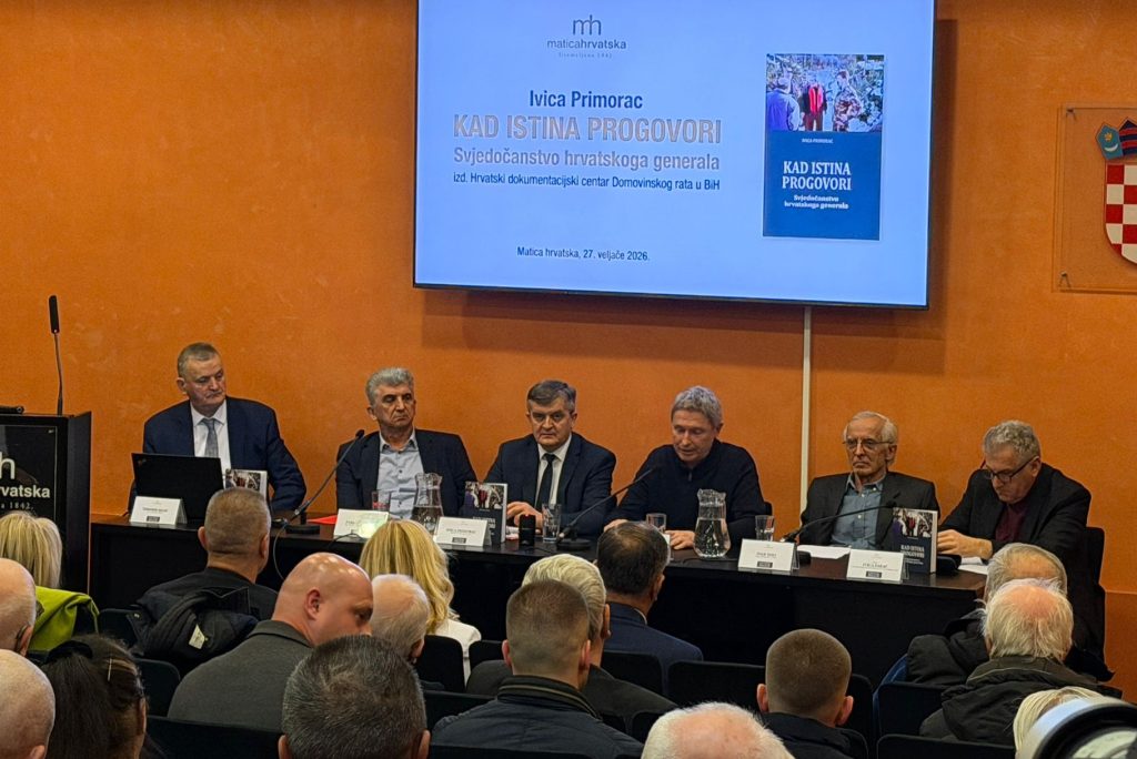 U Zagrebu predstavljena knjiga generala Ivice Primorca ‘Kad istina progovori – svjedočanstvo hrvatskog generala’