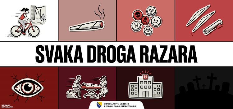 SVAKA DROGA RAZARA – Kampanja za život bez ovisnosti