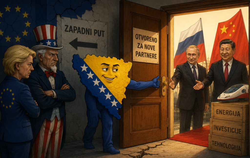 Geopolitički vakuum na Balkanu: Sukob EU-a i SAD-a u Bosni i Hercegovini otvara vrata Rusiji i Kini